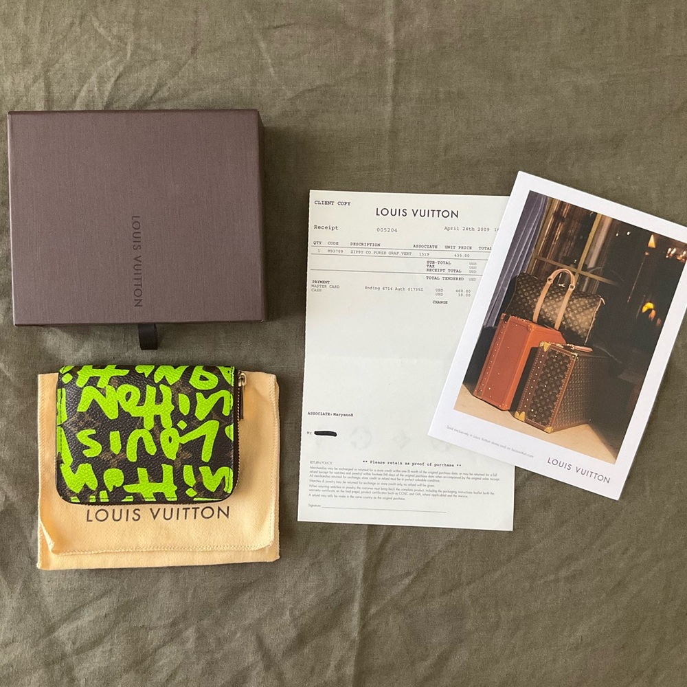 Louis Vuitton Monogram Graffiti Zippy Coin Purse x Stephen Sprouse